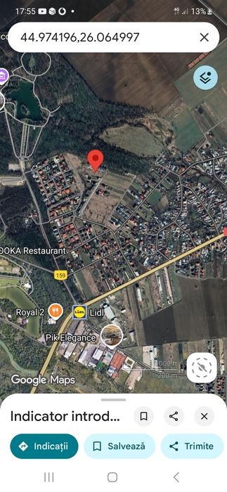 Teren intravilan în Bucov lângă parc zona Mica Romă/Baumeister.