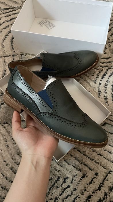 Новые кожаные лоферы