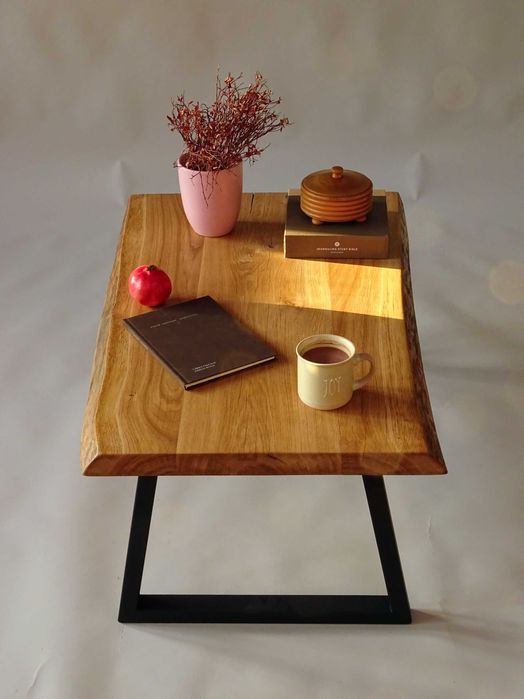 Masuta de cafea din stejar rustic