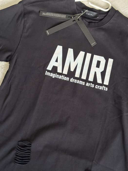 Tricou  Amiri Premiun off white Balenciaga