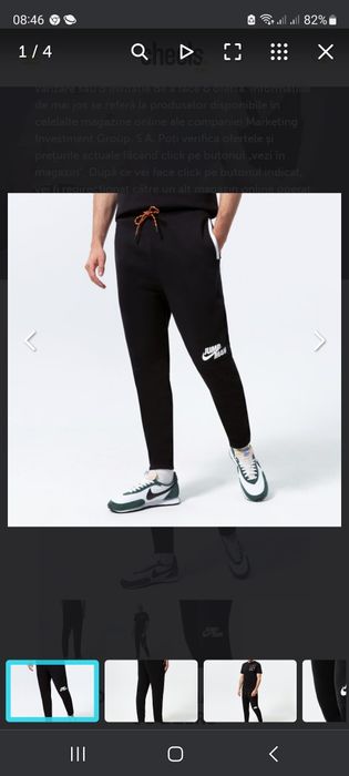 Vând joggers man nike