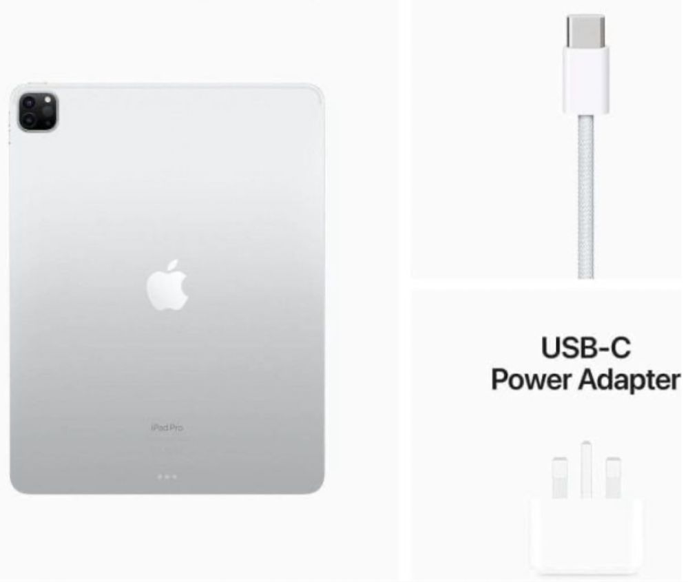 Apple iPad Pro 11" (2022) 4th Gen, 256GB, Wi-Fi, Silver