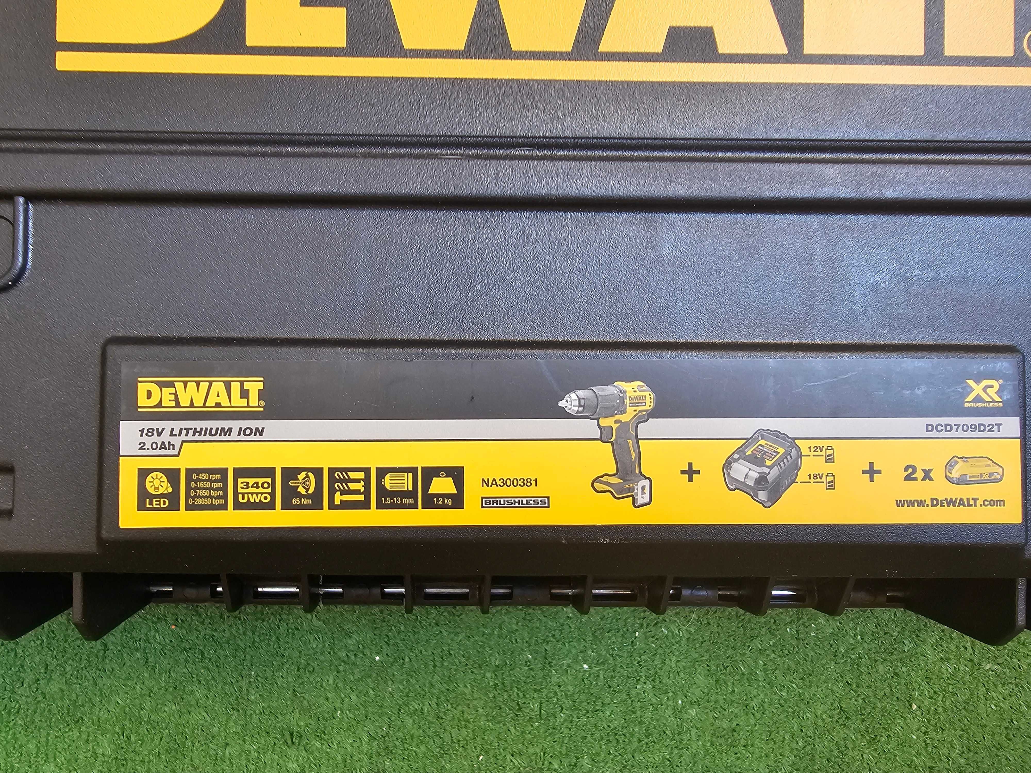 DeWALT TSTAK Оригинален Куфар за винтоверт и импакт 440x350x130 Девалт