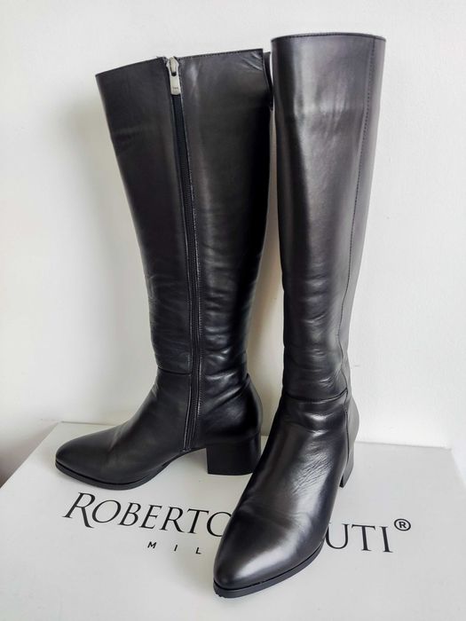 Ботуши Roberto Venuti Естествена кожа Нови 36 номер