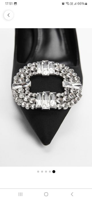 Pantofi toc Mango 36 negrii