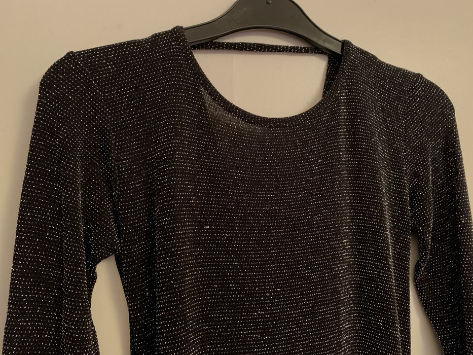 Блестяща официална рокля с гол гръб