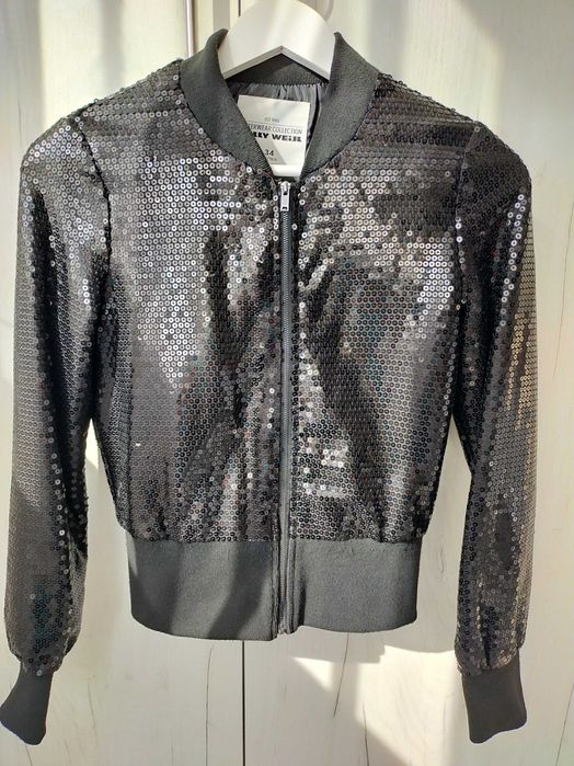 Geacă bomber paiete, livrare gratuită