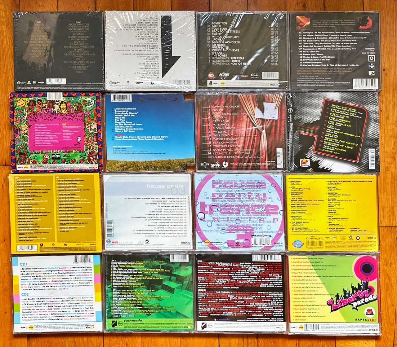 Lot CD Roton house&dance: Scooter, Novy, Sinclar, House Party, Vandi..