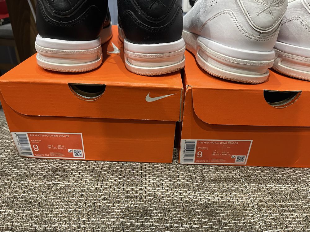 Nike Air Max Vapor Wing PRM QS Tennis Court Federer Jordan Lebron Kobe