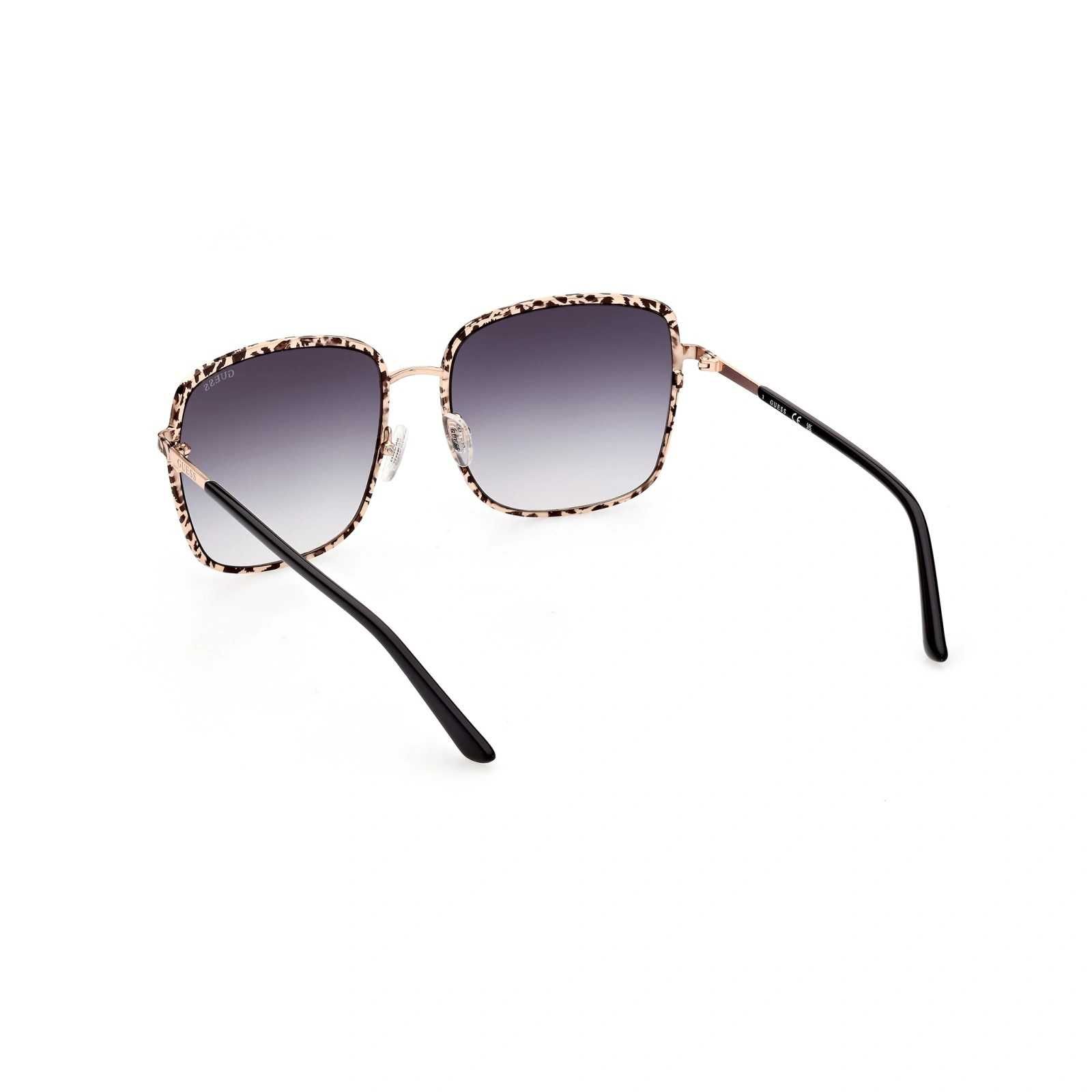 GUESS – Дамски метани слънчеви очила "ROSE GOLD LEOPARD" нови с кутия