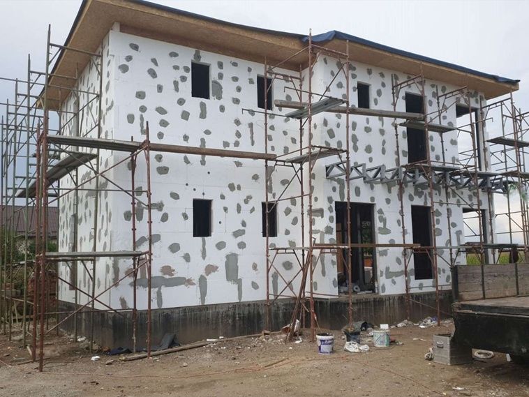 Placări exterioare , sistem de izolare termică exterior