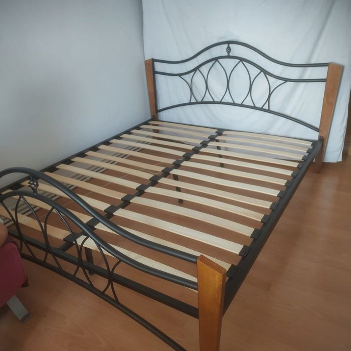 Pat fier forjat cu somiera 160 x 200