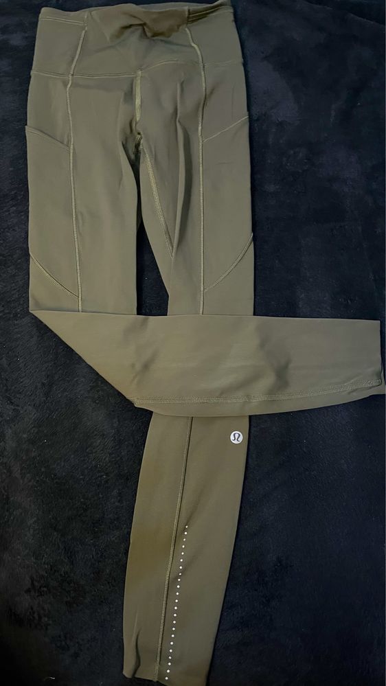 Colanti kaki Lululemon marimea 2 XXS