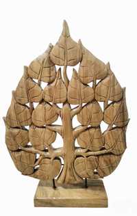 Дървото на живота, ДЪРВО с листа - фигура дърворезба, сувенир, подарък