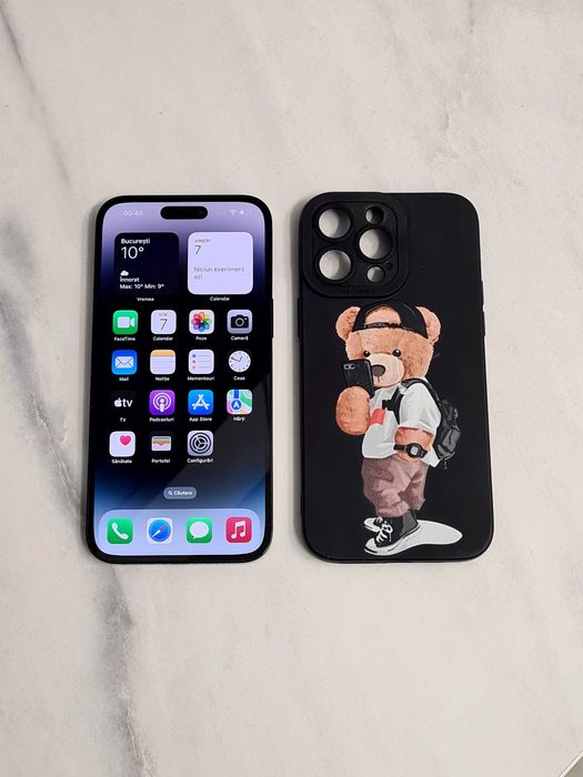 iPhone 14 Pro Max 256 GB in stare NOUA, Negru, liber, bateria 84%