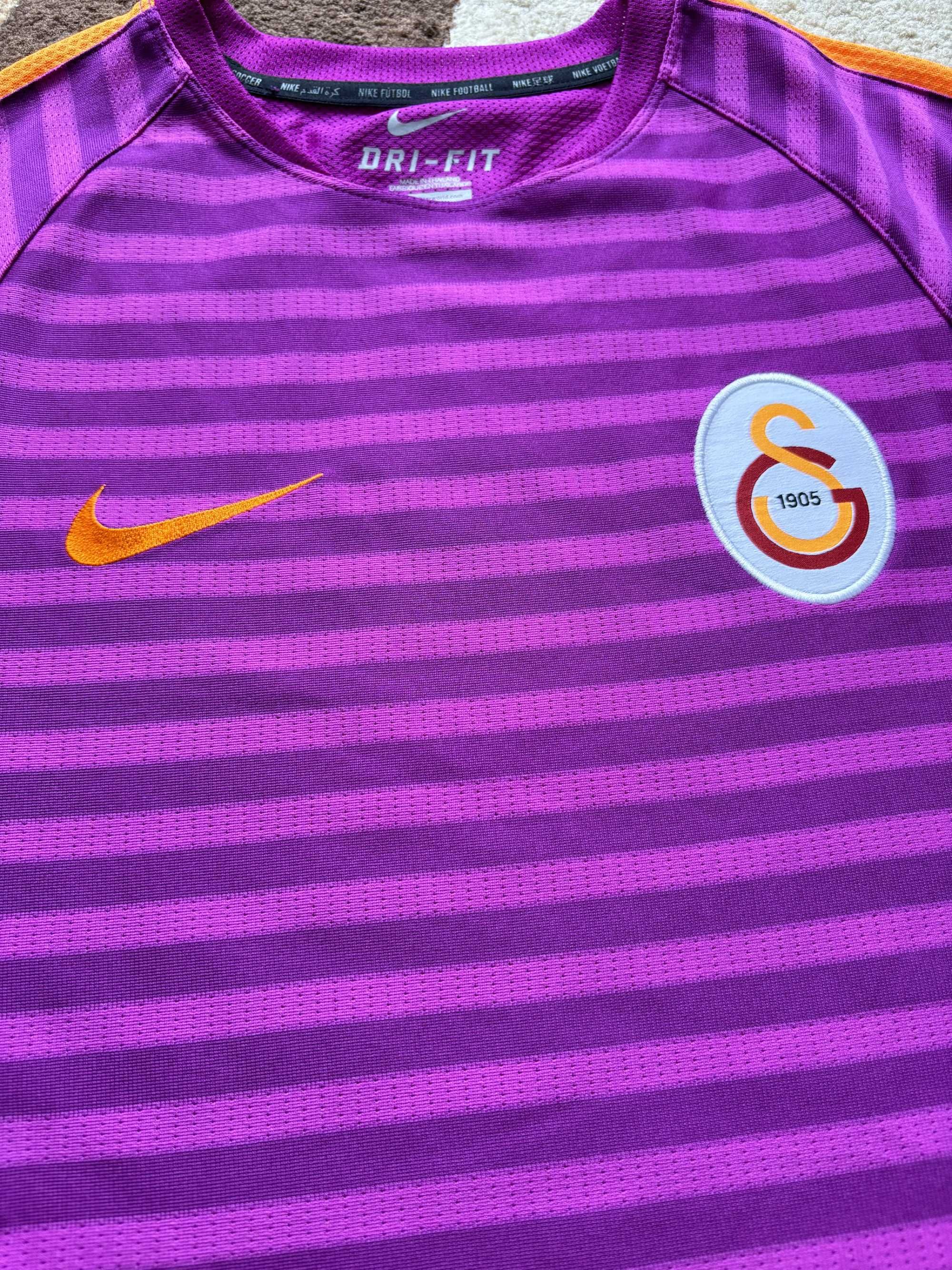 Tricou Galatasaray x Nike Sport Fotbal Dri Fit 2014-15 Blokecore