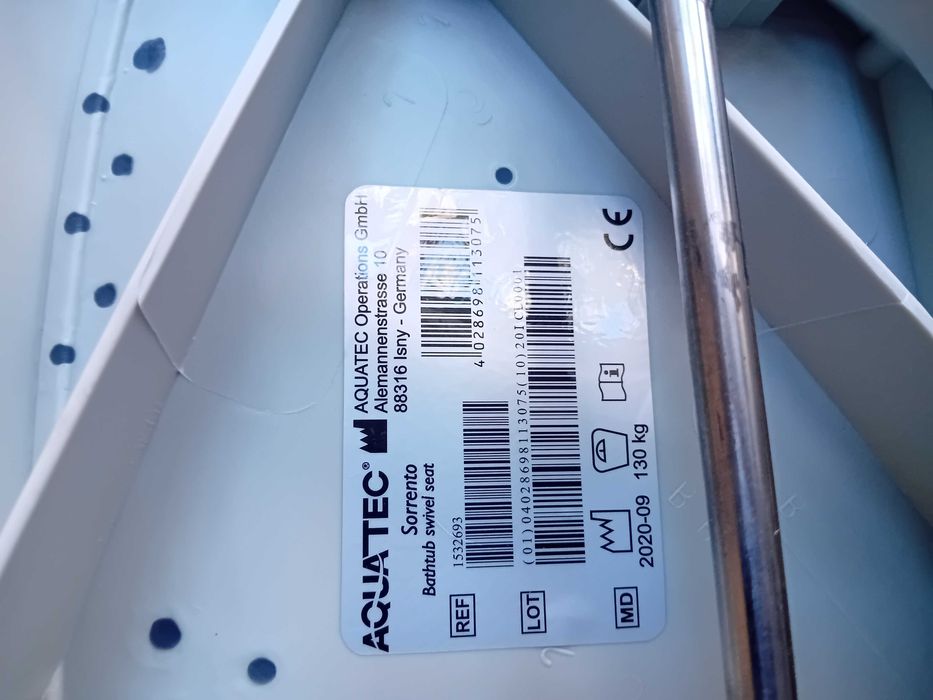 Scaun baie dus pivotant Aquatec Sorrento