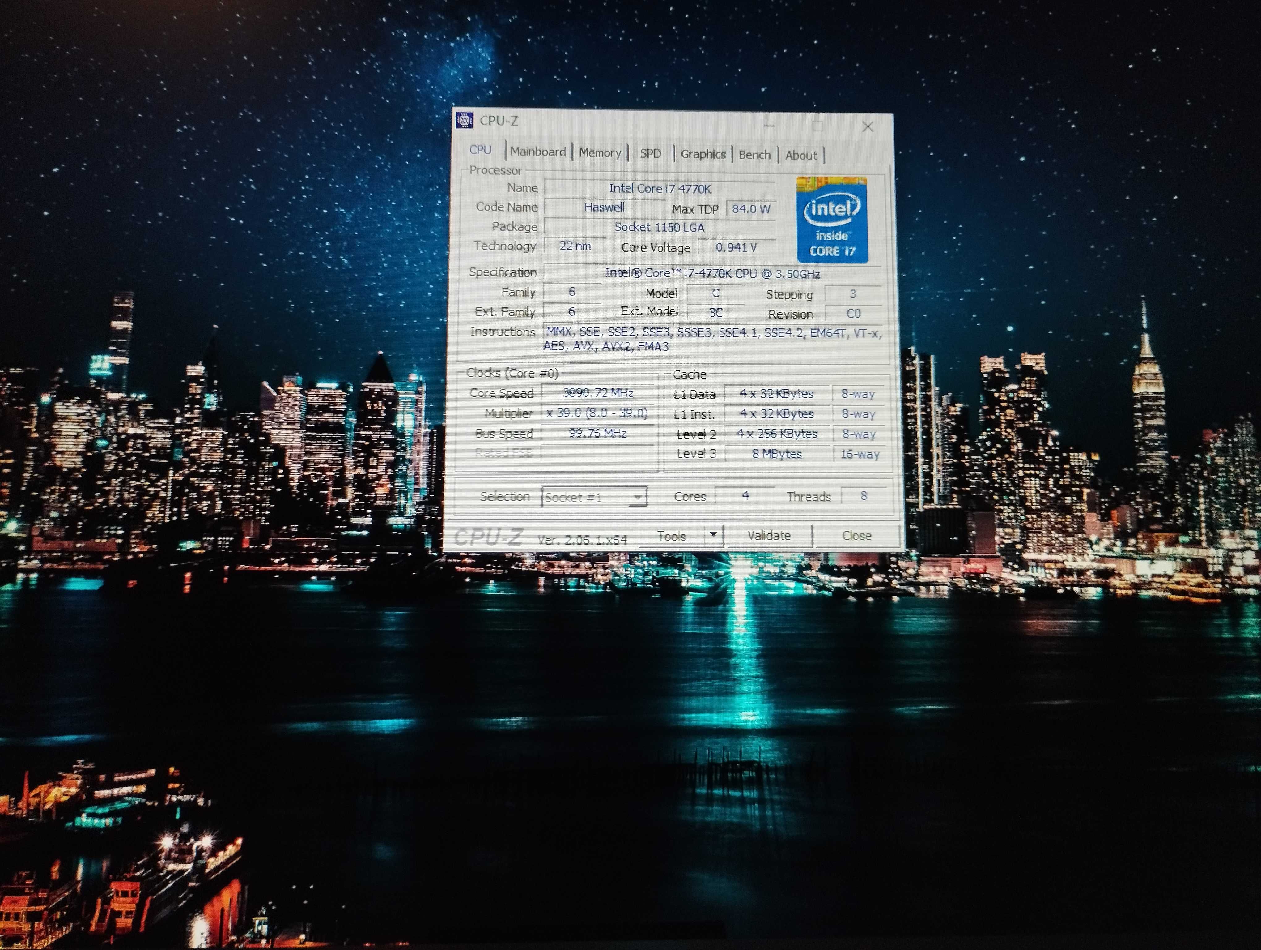 Процесор i7 4770k + дъно Gigabyte H87-HD3 + 8GB(2x4) 1600Mhz CL10 RAM