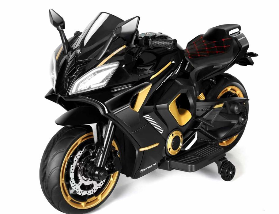 Motocicleta electrica, Kinderauto BJJM3188 2 x75W 24V roti moi #black
