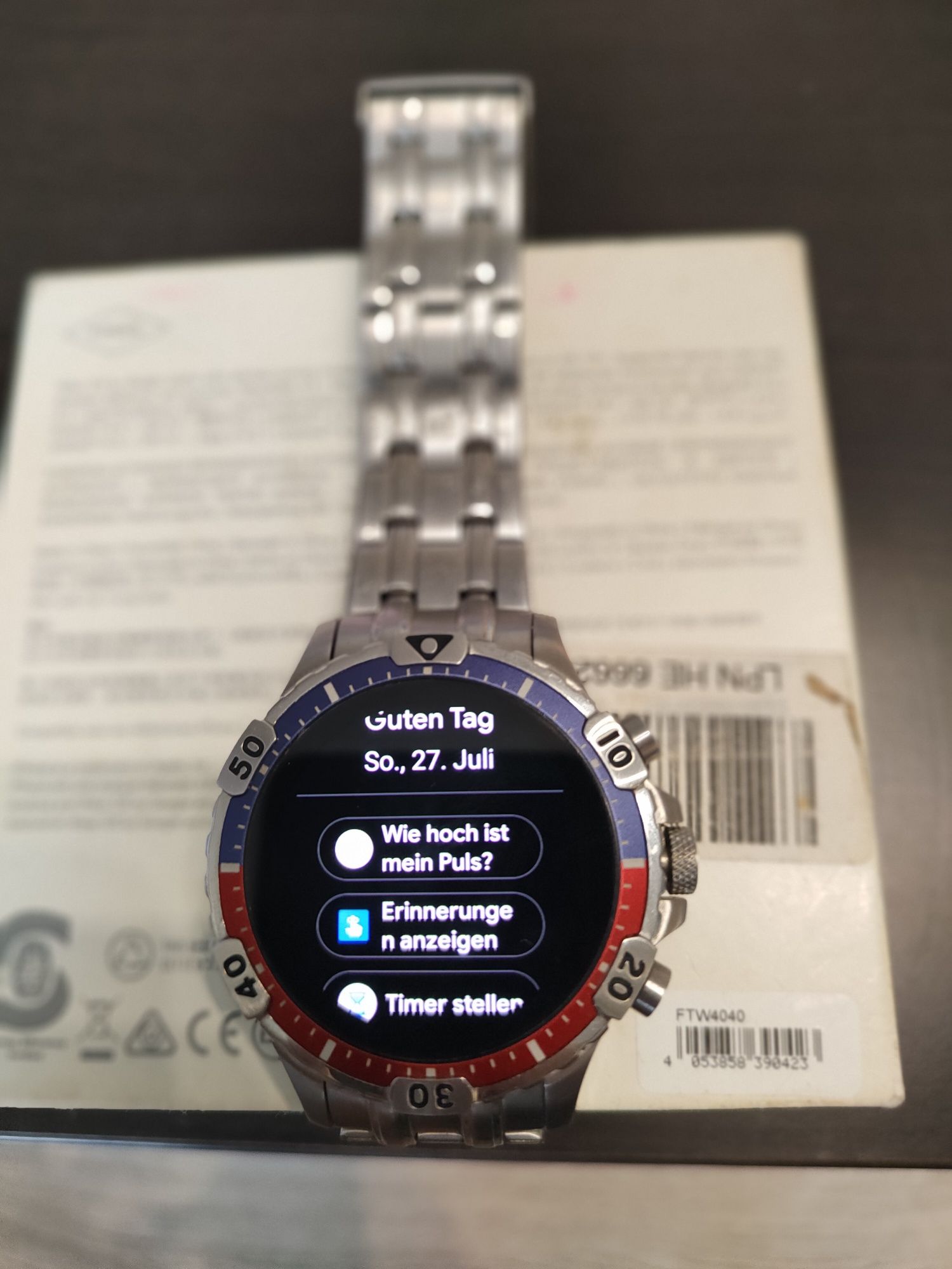 Fossil garet5,smart watch.
