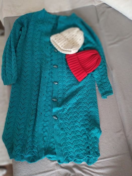 вязанный кардиган в хорошем состоянии