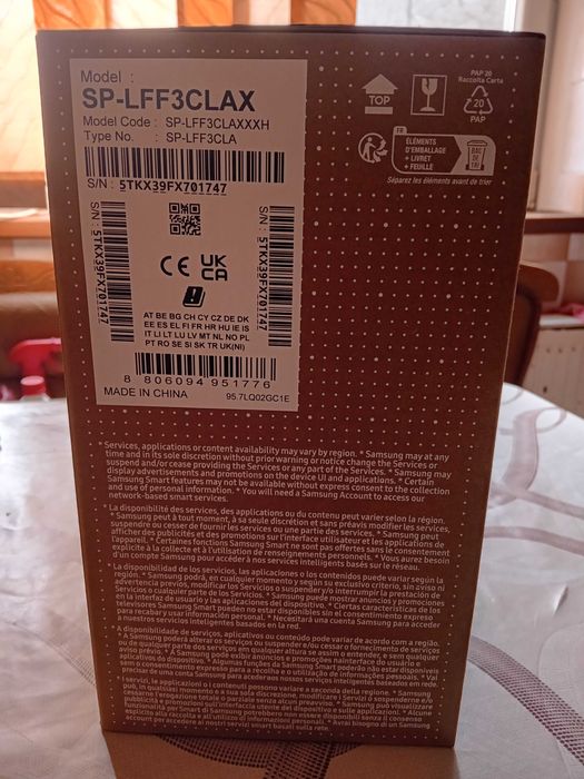 Videoproiector portabil Samsung The Freestyle Gen. 2 NOU, SIGILAT