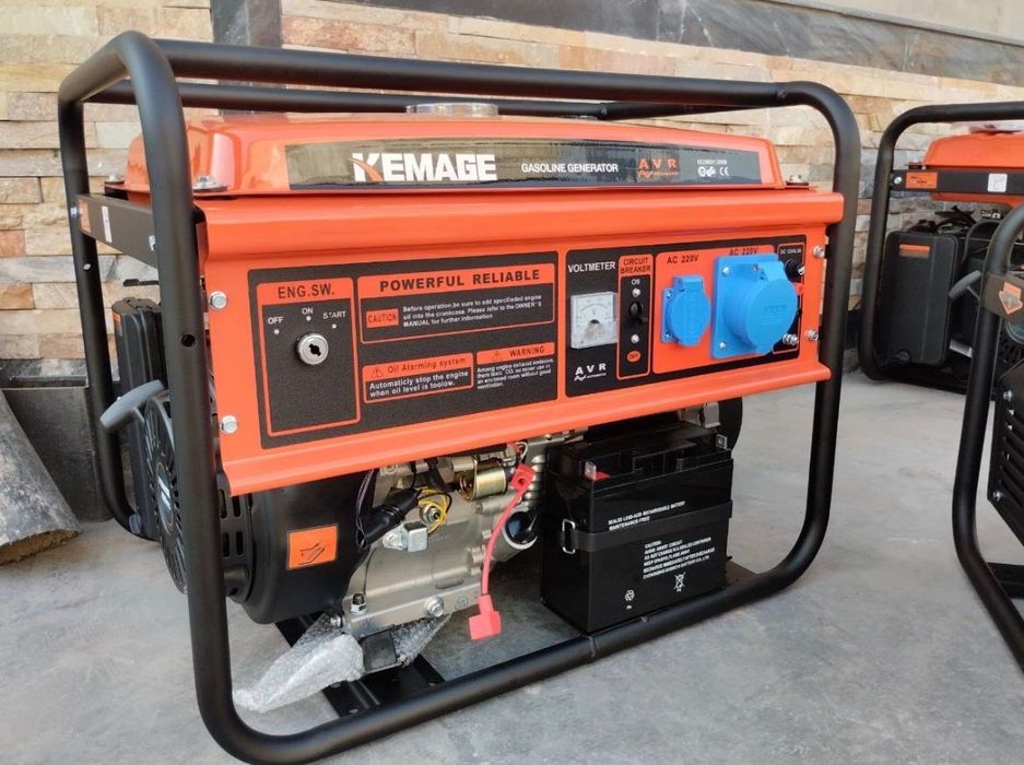 Генератор движок KM9500C 7.5 кВт