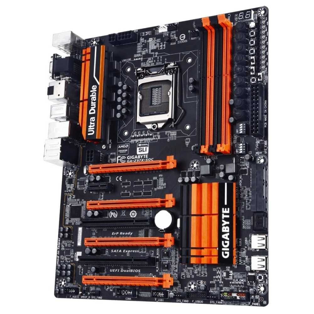 Дъно Дънна платка GIGABYTE GA-Z97X-SOC 1150 DDR3 OVERCLOCK