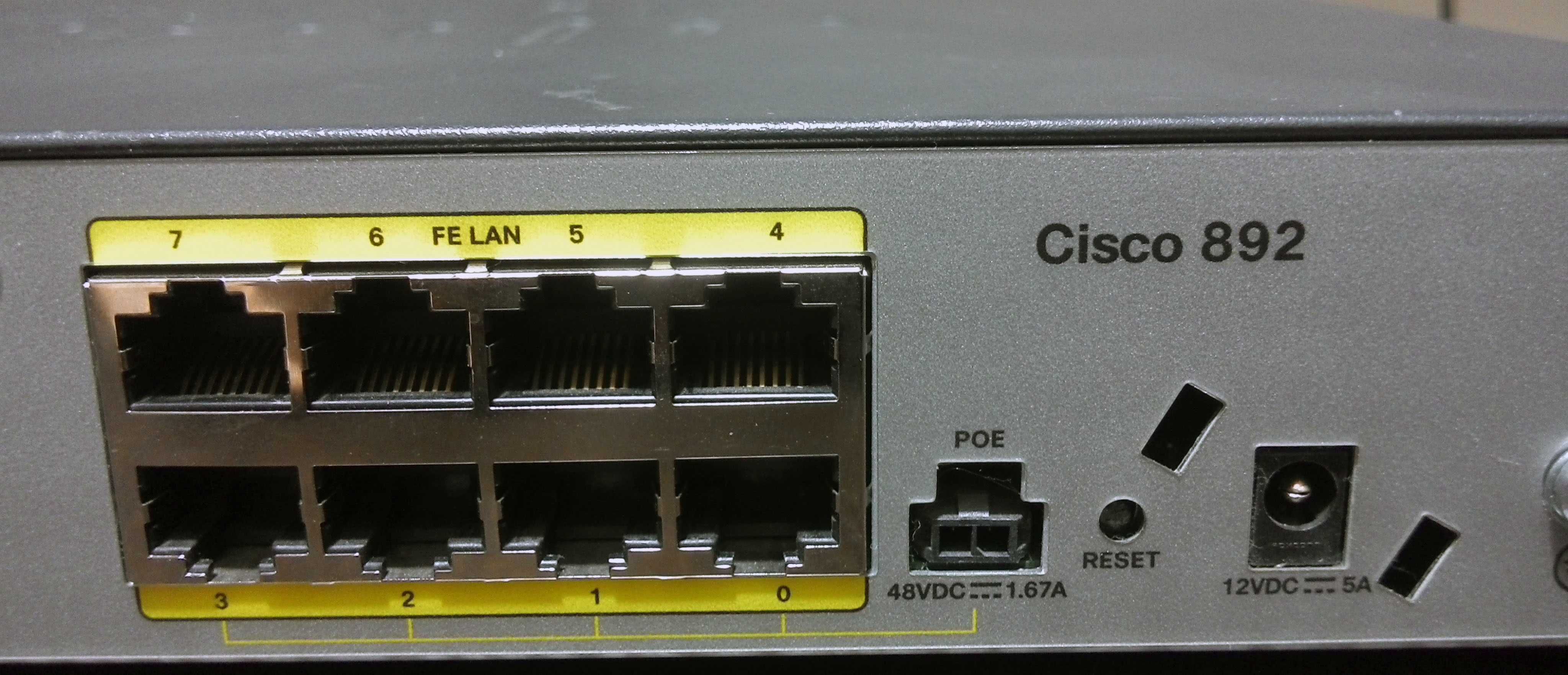 Маршрутизатор CISCO 892