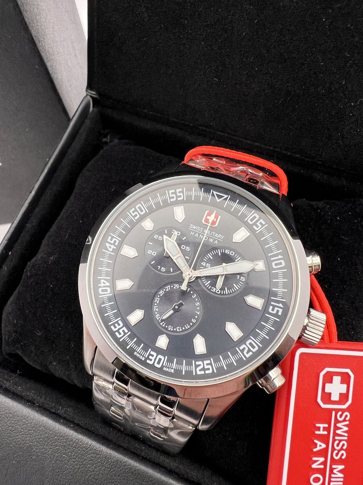 Ceas barbatesc Swiss Military Hanowa Chrono/Date, nou, in cutie