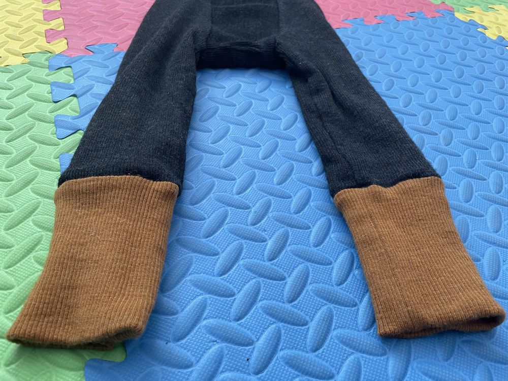 Pantaloni lana dublati, ManyMonths, 1-4 ani