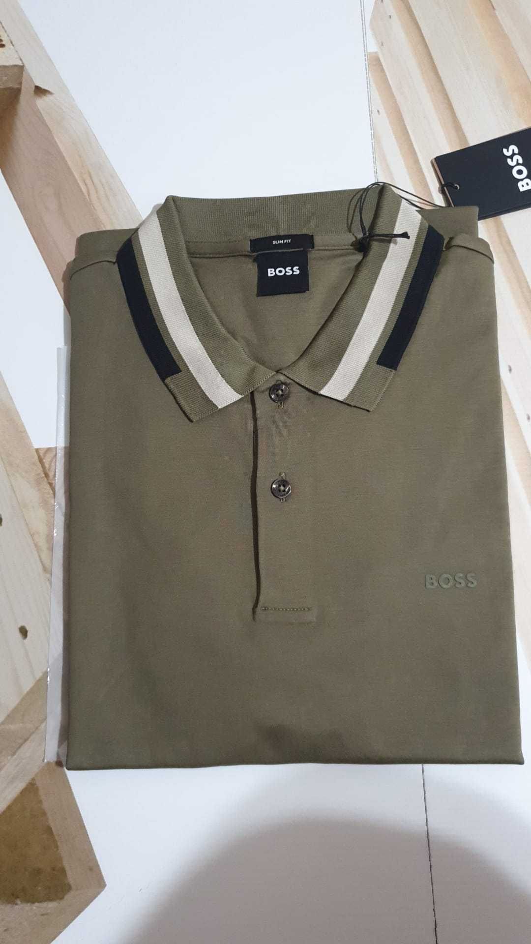 Vand tricou barbati Hugo Boss masura  L  original nou cu eticheta