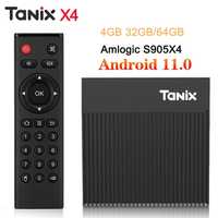 TV Box Tanix X4 4/32GB, ТВ Бокс, Smart TV, Slimbox TV, IPTV, 4K HDR