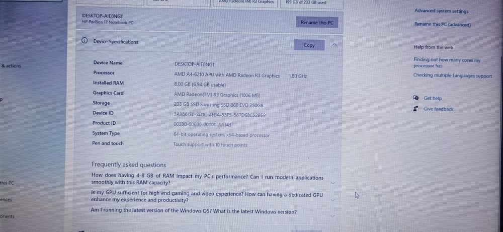 Vand s au schimb HP Pavilion 17