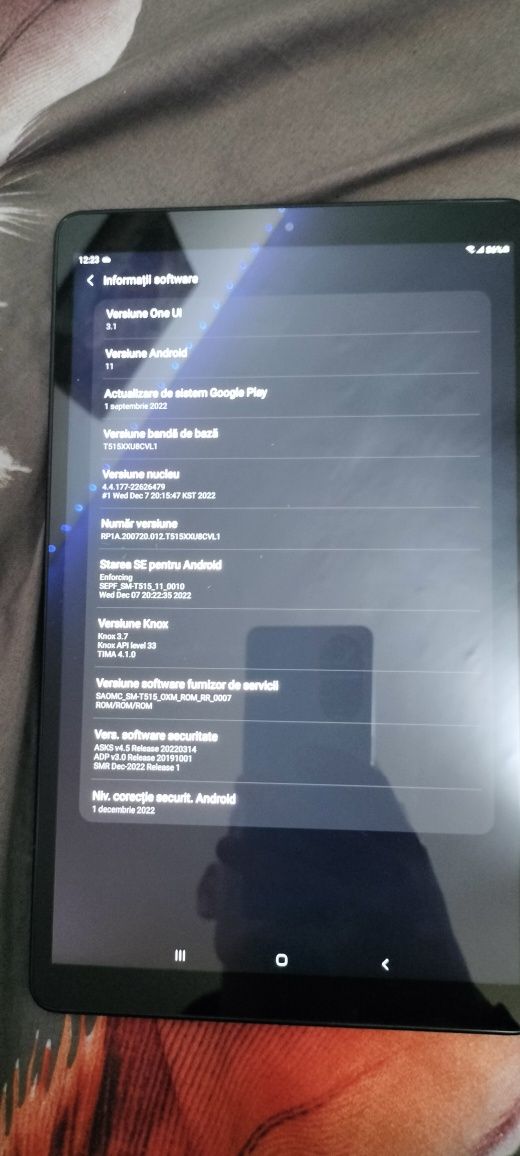 Vând tableta Samsung Galaxy A