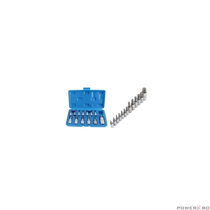 Trusa chei tubulare Torx T8 - T70, 13 piese, Satra