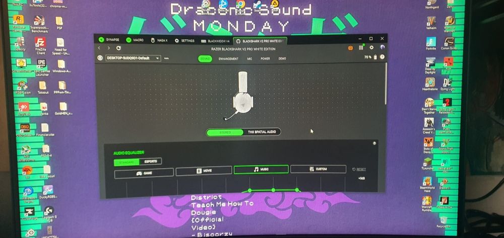 Vând căști Razer Blackshark V2 Pro White Edition Full Box