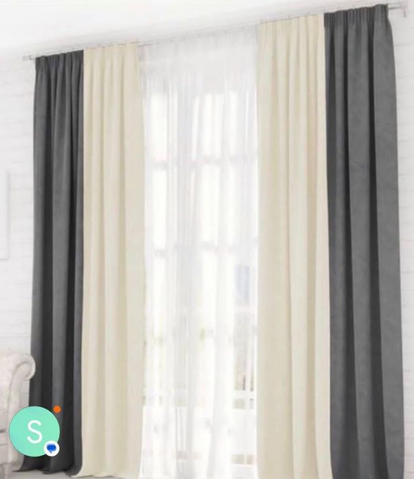 Тюль штор в наличии новые в упаковке