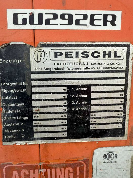 Se vinde Semiremorca walking floor Peischl!