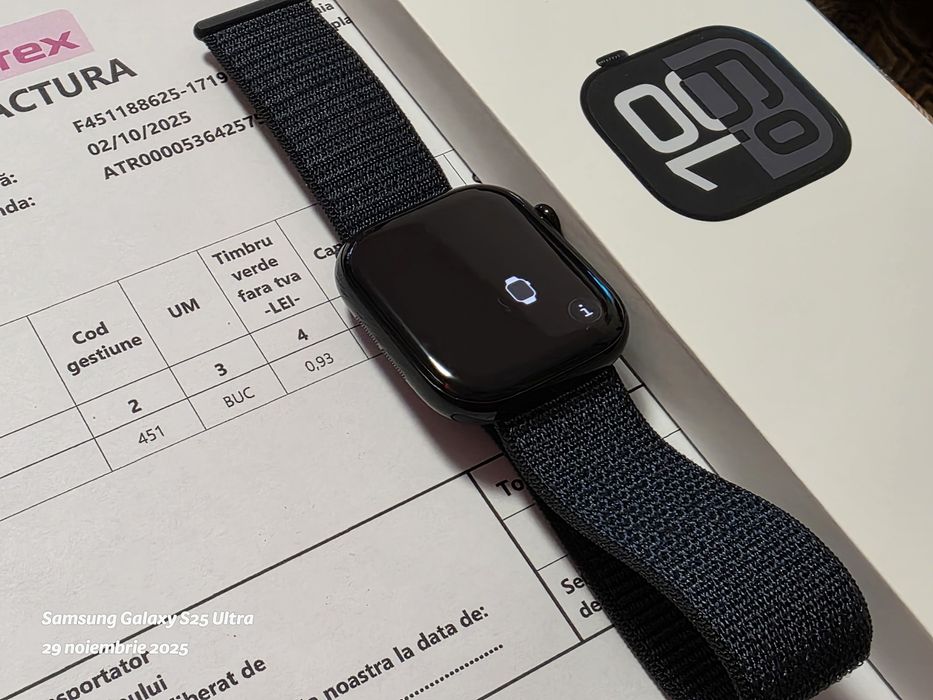 Apple Watch Gen.10 -46mm Jet Black / Factura si Garanție !