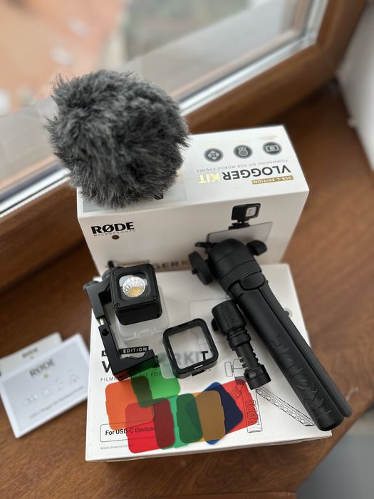 Rode Vlogger Kit / kit de vlogging cu microfon Rode VLOGVMML USB-C