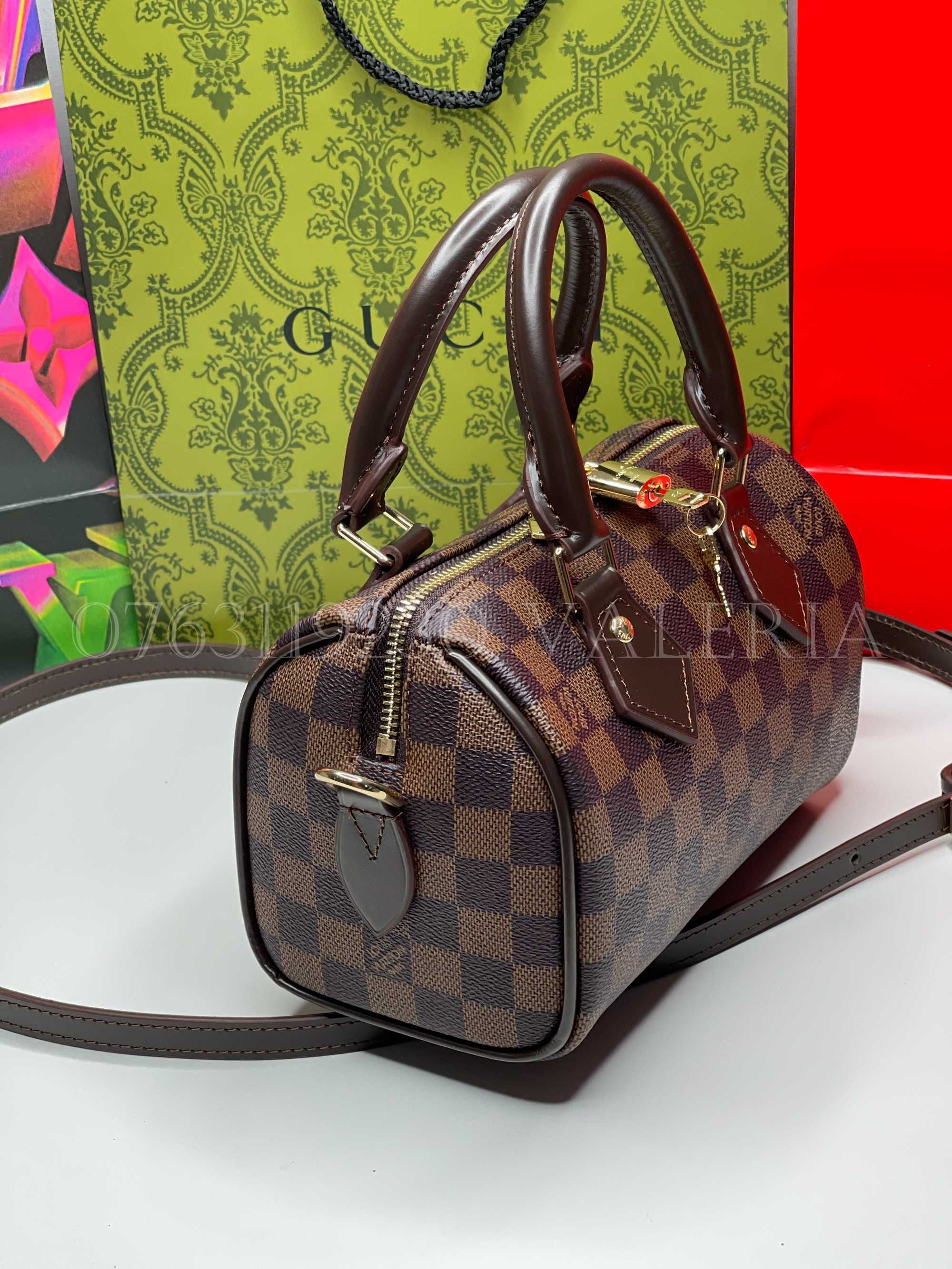 Geanta Louis Vuitton - Speedy Damier