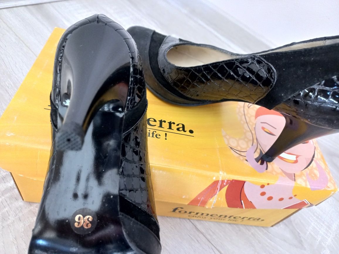 pantofi piele, damă