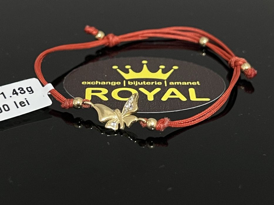 Bijuteria Royal CB : Bratara snur bile aur 14k 1,43 grame