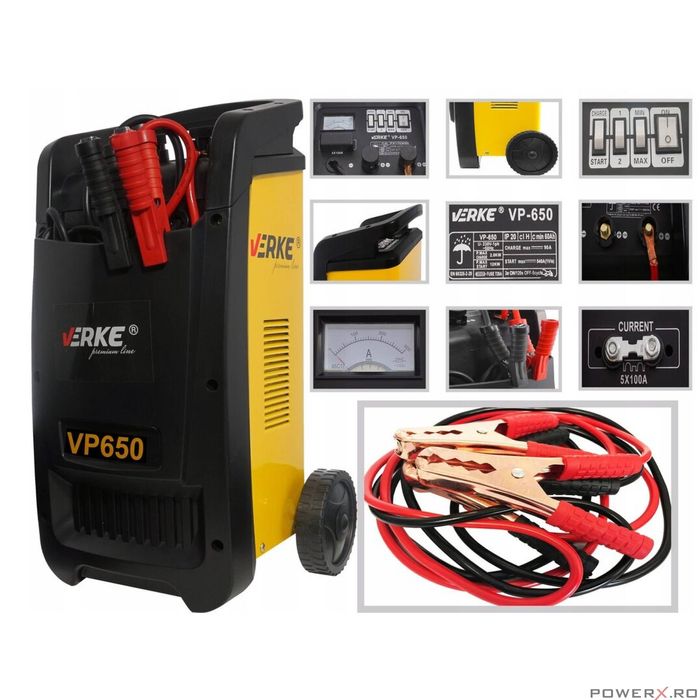 Statie pentru incarcare, redresor, robot pornire 540 amperi 12 / 24V,