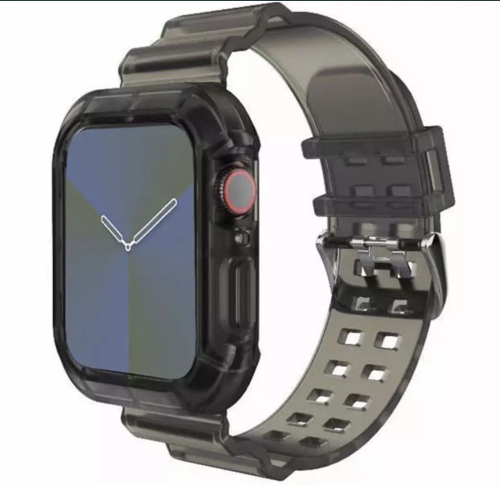 Curea cu Husa Bumper Silicon cu Catarama Ceas Iphone Apple Watch