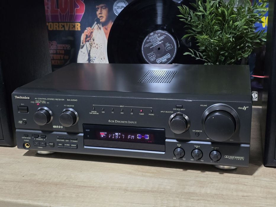 Reveiver TECHNICS sa-ax540, class H ,amplituner 5,1 surround,  hifi