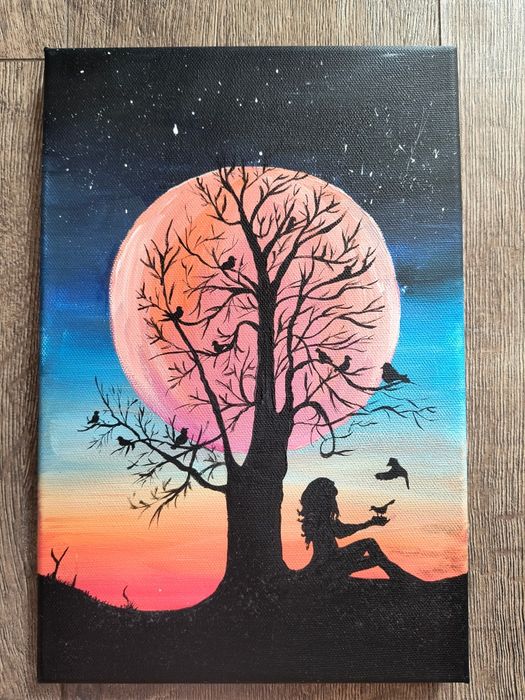 Ръчно рисувани акрилни картини