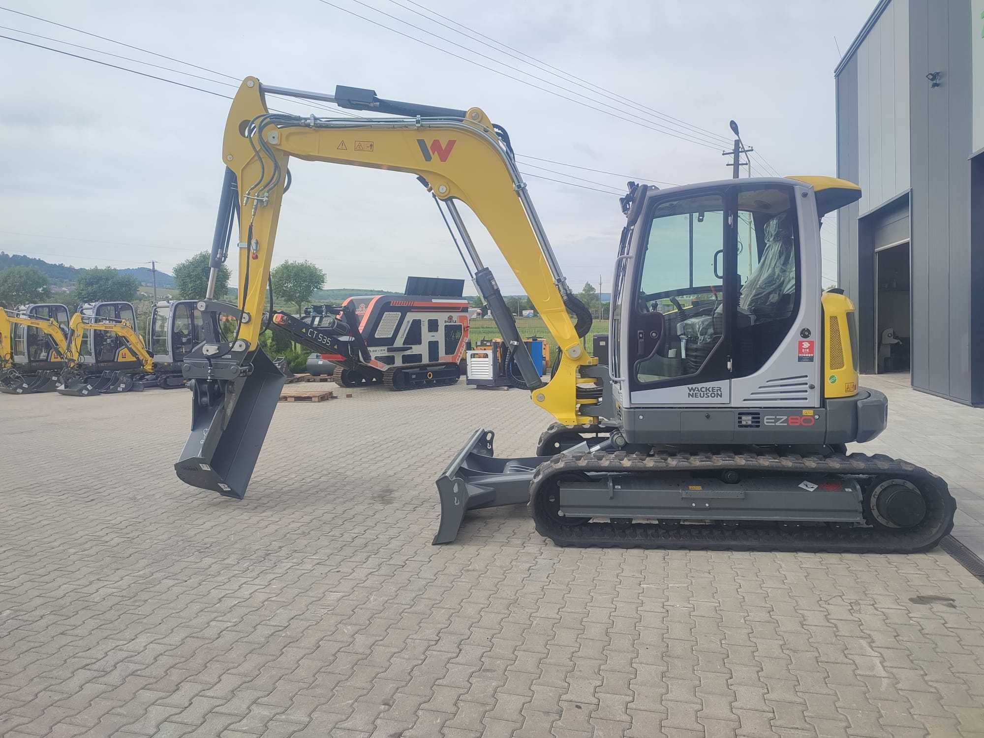 Excavator Wacker Neuson EZ80- De la reprezentanta autorizata