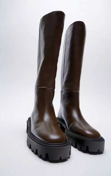 Cizme piele dama  Zara 40